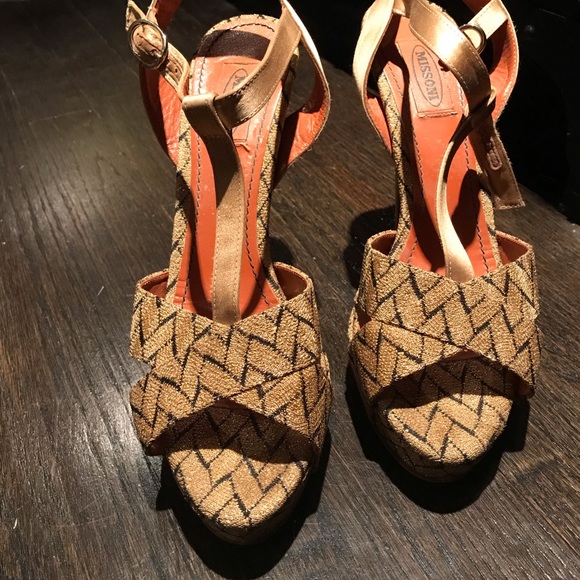 Missoni stiletto sandals, fits like 8.5 ♥️ - Picture 2 of 6